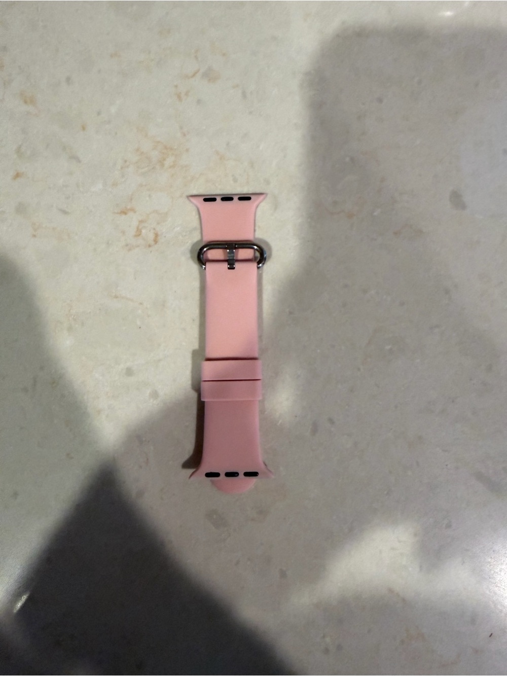 Sports Silicone Watch Band 38 mm/ 40 mm Pink; Fits wrist 5.6-7.5 inches small